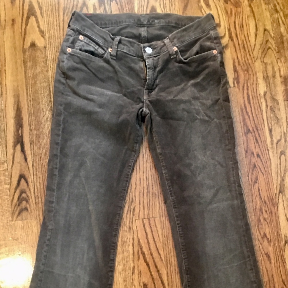 7 for All Mankind Brown Corduroy Pants